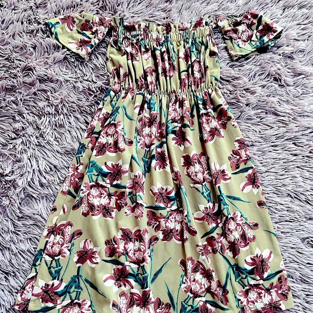 Toddler Off the shoulder Maxi Dress